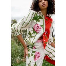 ASTON STUDIO - Rafferty Blouse - Ruby Antique Rose