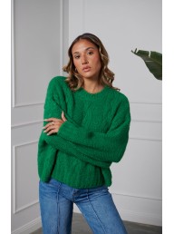 AALIA - Carina Cable Knit - Green