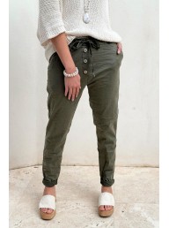 BYPIAS  - Casual Tencel Joggers - Olive