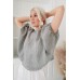 BYPIAS - Tine Linen Shirt - Grey Melange