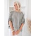 BYPIAS - Tine Linen Shirt - Grey Melange