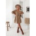 BYPIAS - Callie Linen Dress - Pictured in Camel