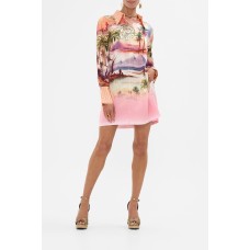 CAMILLA - Mini Shirt Dress - Millas Got Mail