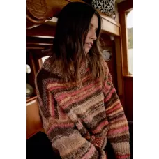 ESTILO EMPORIO - Zepher Jumper - Chocolate Multi Stripe