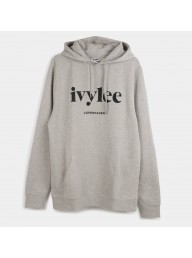 IVYLEE COPENHAGEN - Hoodie Sweatshirt - Grey/Beige/Black w. Black Logo