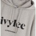 IVYLEE COPENHAGEN - Hoodie Sweatshirt - Grey/Beige/Black w. Black Logo