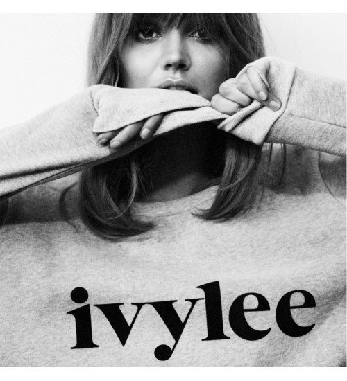 IVYLEE COPENHAGEN - Classic Sweatshirt - Grey Melange w. Black Logo