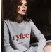 IVYLEE COPENHAGEN - Classic Sweatshirt - Grey Melange w. Red Logo