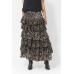 JOEY THE LABEL -  Leopard Print Layer Skirt - Leopard
