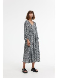 KINNEY - Bowie Dress - Black and White Gingham