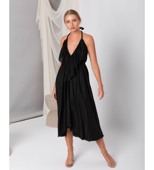 LISA BROWN - Poppy Dress Midi *(Pictured in Black)