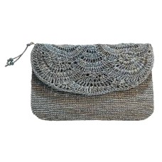 MADE IN MADA - Olivia Sun Clutch - Light Grey