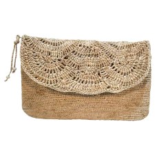 MADE IN MADA  - Olivia Sun Clutch - Natural