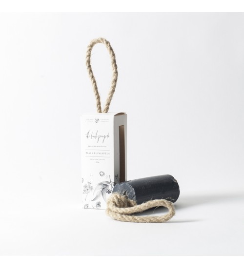 THE BEACH PEOPLE - Black Eucalyptus Soap on a Rope