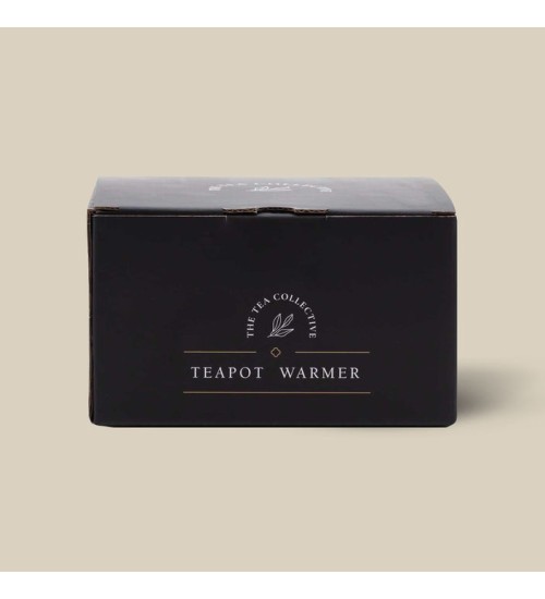 THE TEA COLLECTIVE - Glass & Gold Teapot Warmer