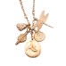 ZAZA CULTURE - Franciska Journey Necklace Rose Gold with Rose Gold Tarras Coin